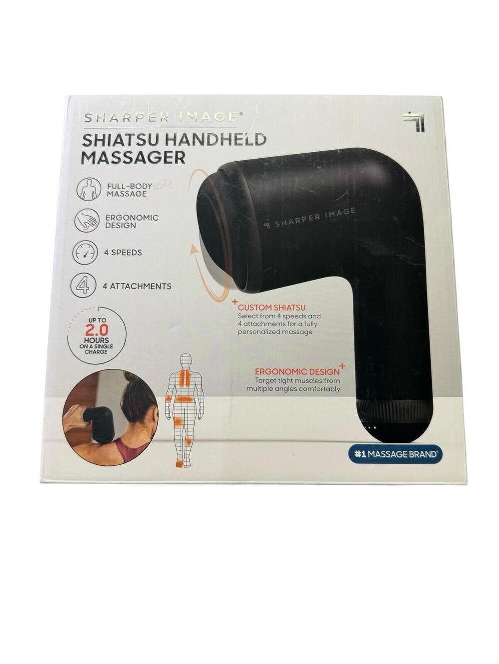 Sharper Image 12762 Orbital Massager, Full Body Massager, 4 Speeds